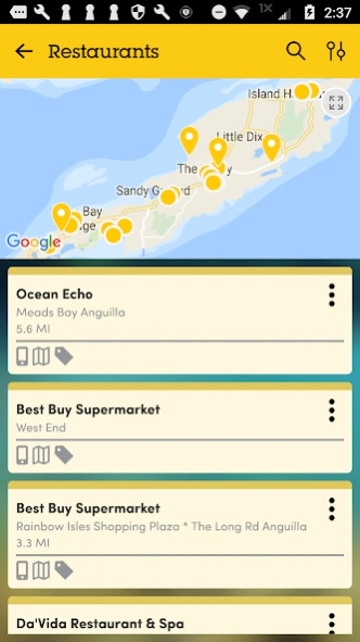 Find Yello - Anguilla 6.4 UI shots 3
