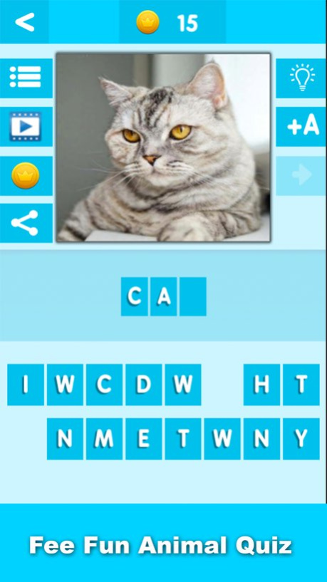 Animal Quiz Close Up : Guess the Word Trivia Games  Screenshot
