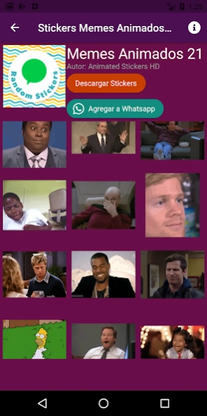 Animated Meme Stickers 1.7 Screenshot