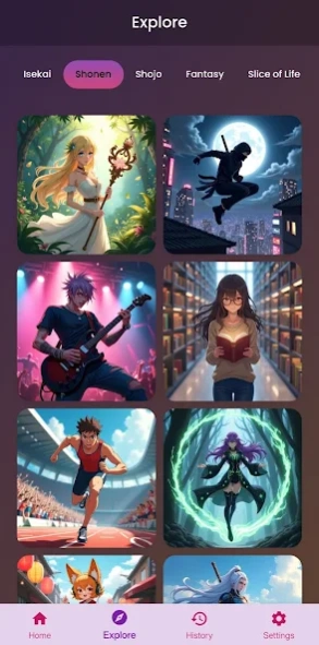AI Anime Art Generator  Screenshot