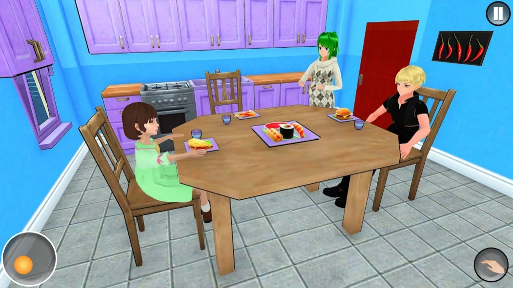 Anime Girl Pregnant Mother Sim 1.8 Screenshot