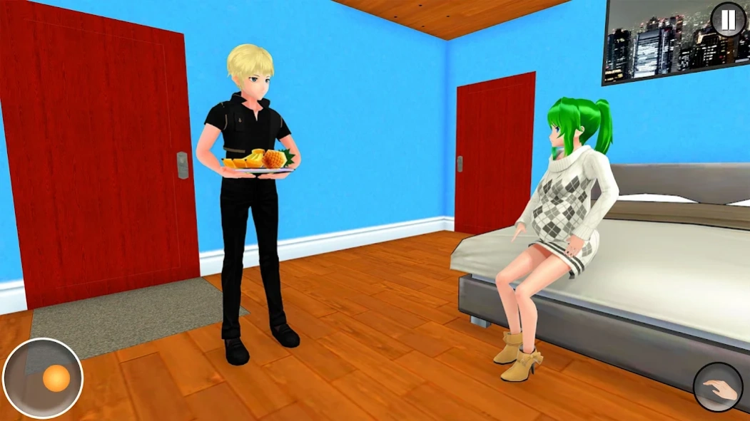 Anime Girl Pregnant Mother Sim 1.8 Screenshot