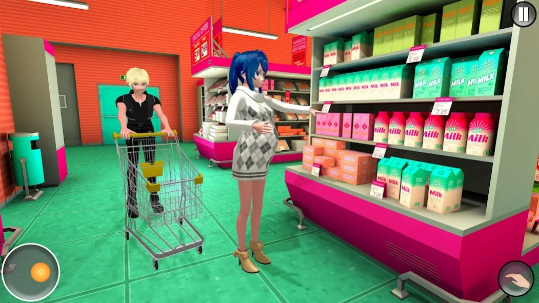Anime Girl Pregnant Mother Sim 1.8 Screenshot