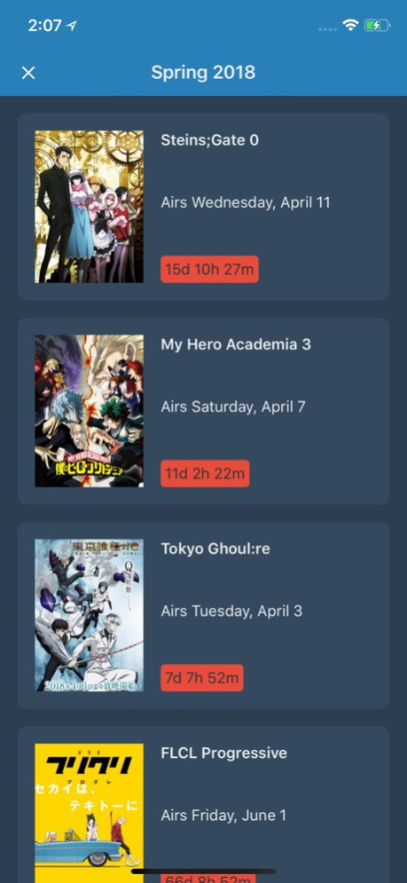 Anime Reminder by ayyfish 1.1.0 Screenshot