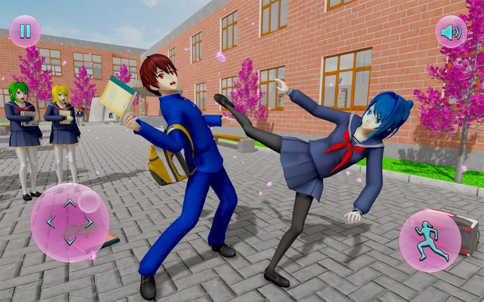 Anime School Girl Yadenre Life 1.0.3 Screenshot