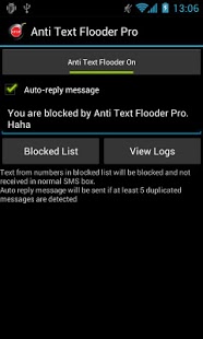 Anti Text Bomb, Text Spam 4 Screenshot