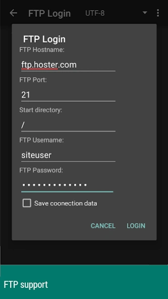 anWriter HTML editor 2.0.2 Screenshot