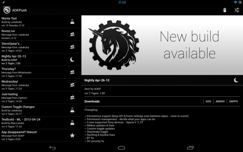 AOKPush 1.1.8.2 Screenshot