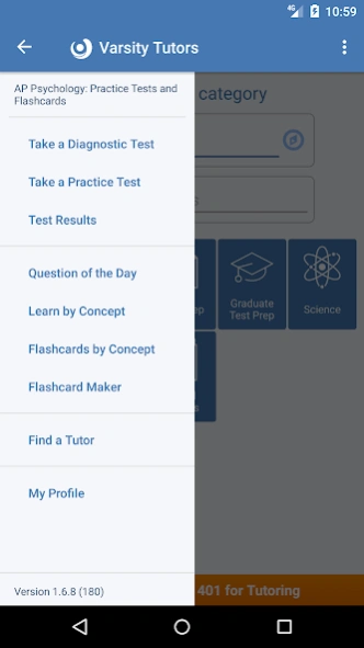 AP Psychology Practice & Prep 1.8.8 Screenshot