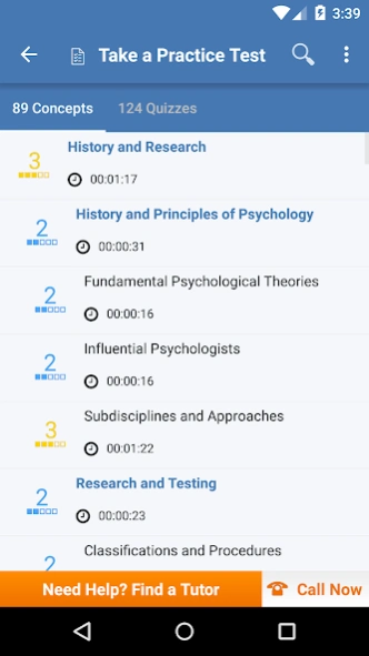AP Psychology Practice & Prep 1.8.8 Screenshot