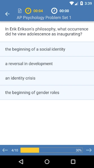AP Psychology Practice & Prep 1.8.8 Screenshot