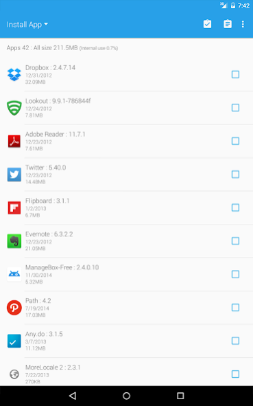 App Manager 1.7.2 Screenshot