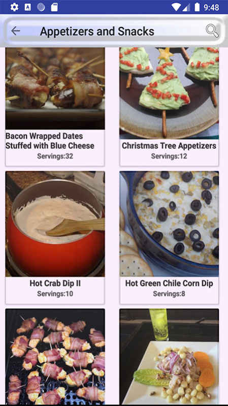 Appetizers Recipes 20.0 Screenshot