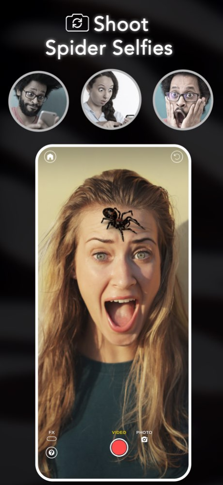 ARSpiders.com Spider on Face 1.4.3 Screenshot
