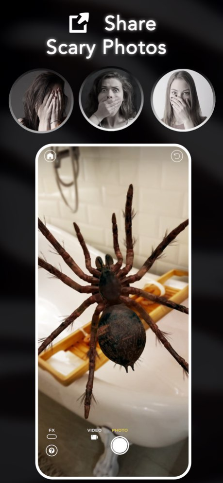 ARSpiders.com Spider on Face 1.4.3 Screenshot