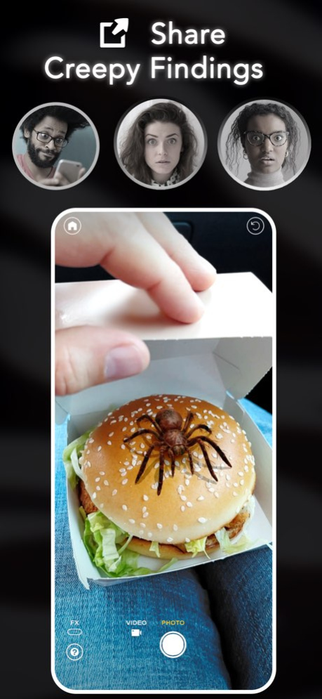 ARSpiders.com Spider on Face 1.4.3 Screenshot