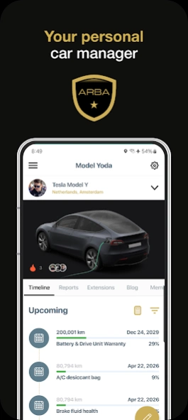 ARBA Auto: Maintenance Tracker 7.4.0 Screenshot