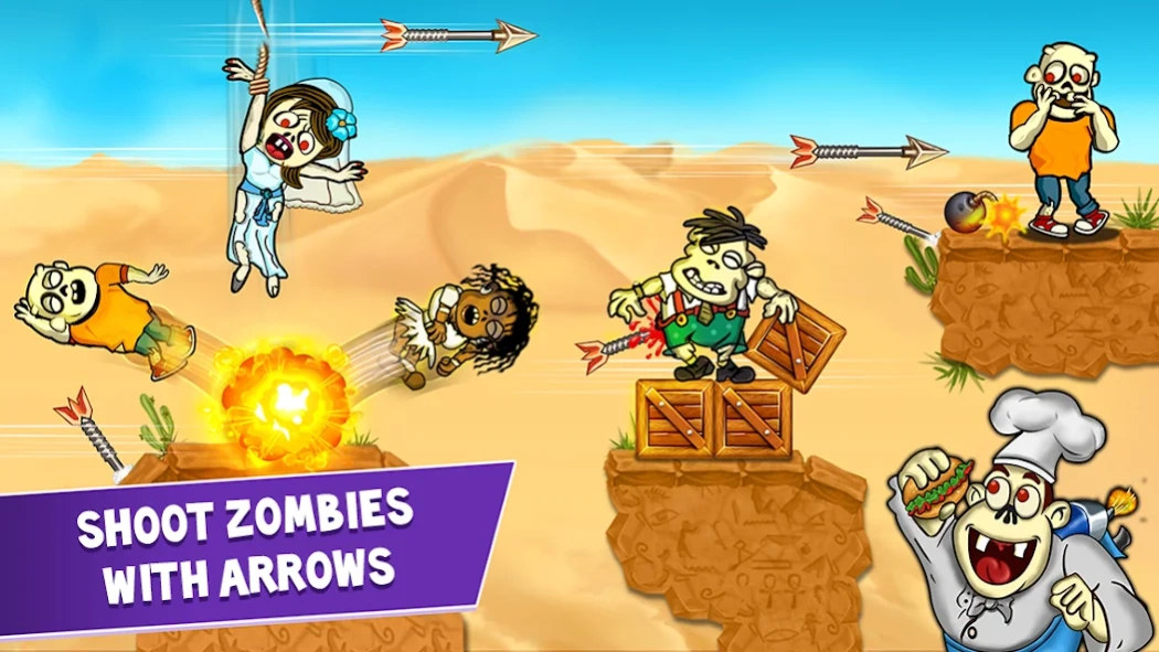 Zombie Shooting: Archery Games 1.2.9 Screenshot