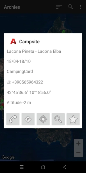 Archiescampings  Screenshot