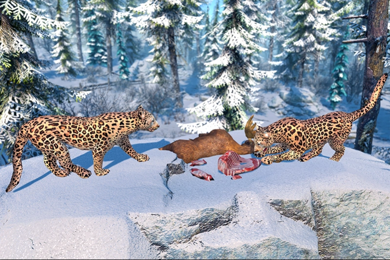 Arctic Leopard Simulator Game 3.2 Screenshot