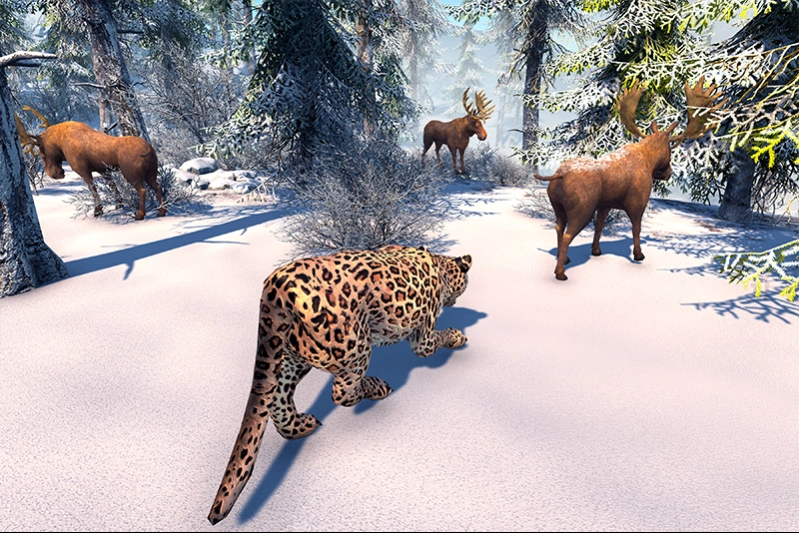 Arctic Leopard Simulator Game 3.2 Screenshot