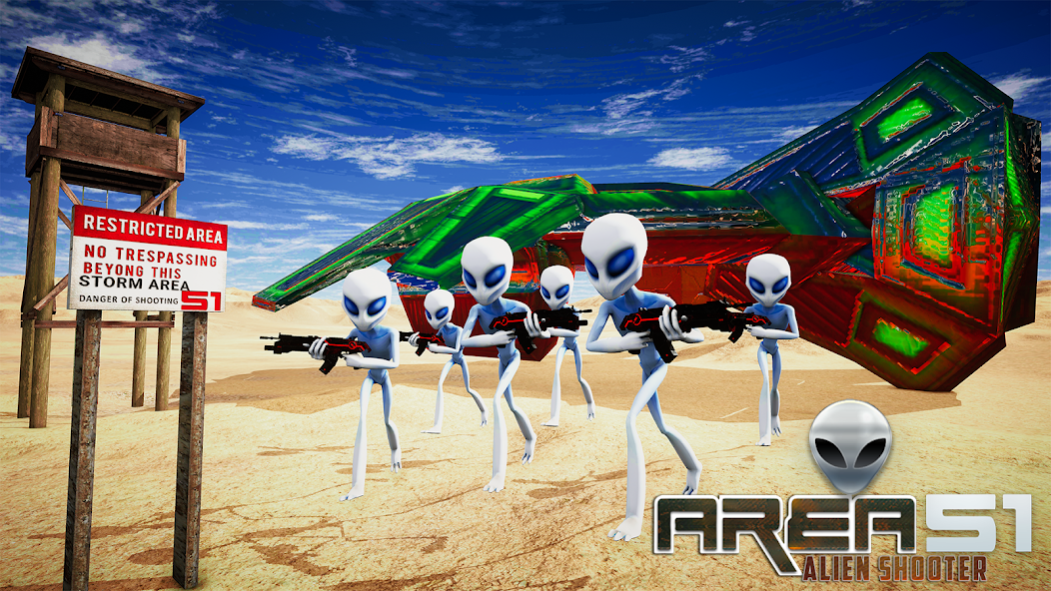 Area 51 Alien Shooter Games 1.3 Screenshot