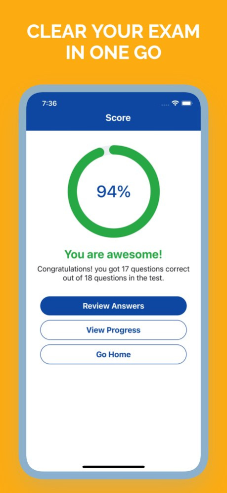 Arkansas AR DMV Permit Test 4.2 Screenshot