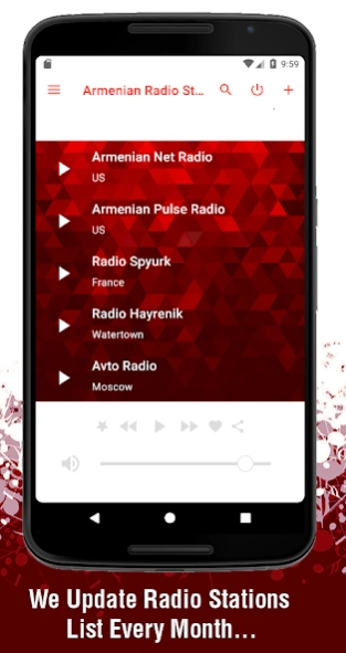 Armenian Radio Stations 2.0 2.5 Screenshot