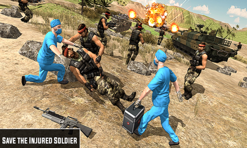 Army Ambulance Driving Rescue 1.0.1 Screenshot