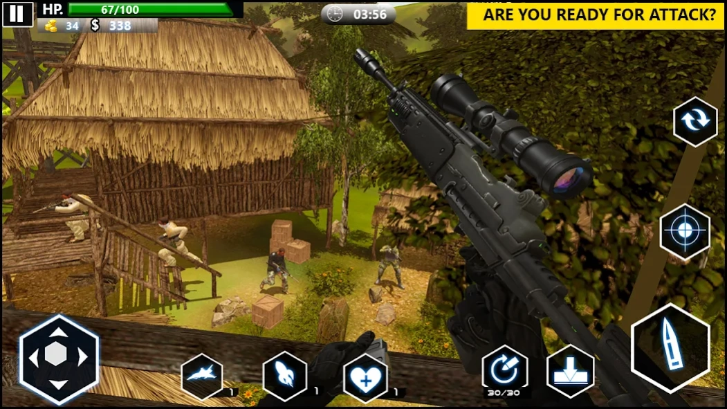 War Sniper: Gun Fire Shot Game 1.0.15 Screenshot