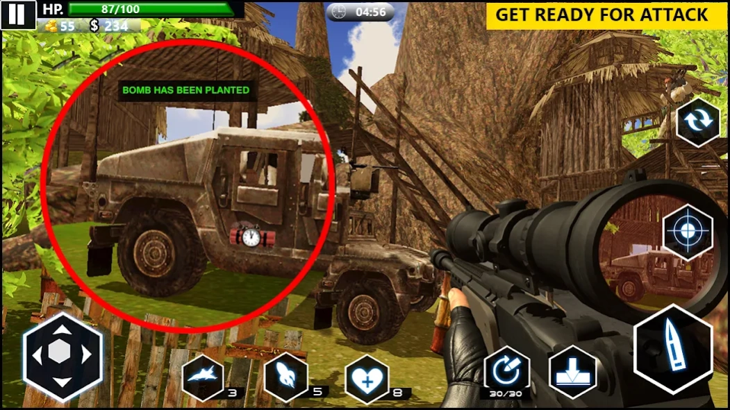War Sniper: Gun Fire Shot Game 1.0.15 Screenshot