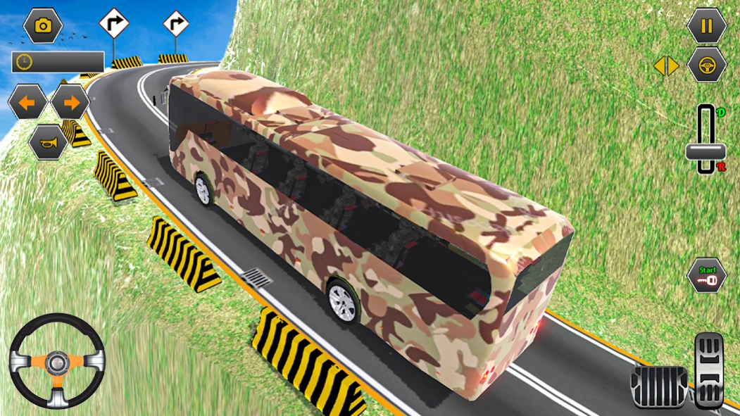 Army bus driving games 3d 0.2 Screenshot
