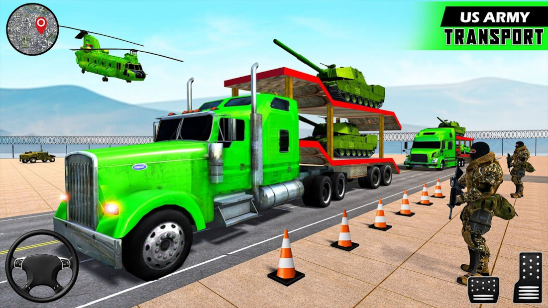 Army Transport Driving Games 1.3 Screenshot
