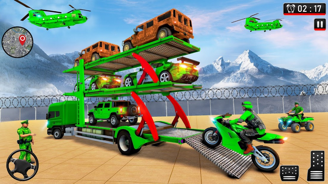 Army Transport Driving Games 1.3 Screenshot