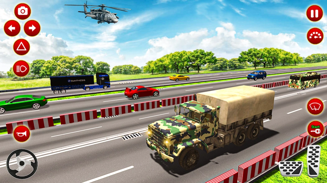 Army Truck Driving Army Games 1.0 Screenshot