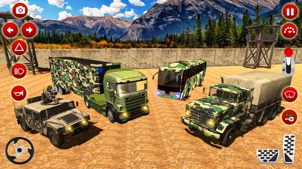 Army Truck Driving Army Games 1.0 Screenshot
