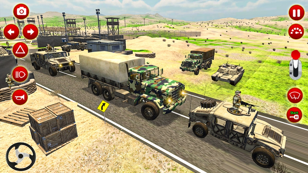 Army Truck Driving Army Games 1.0 Screenshot