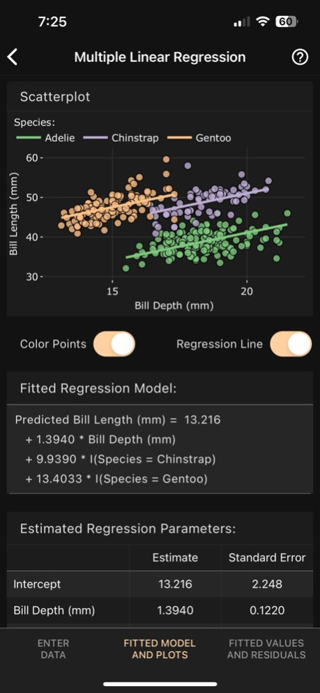 Art of Stat: Regression 3.0.0 Screenshot