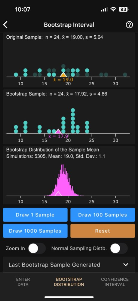 Art of Stat: Resampling 1.8.0 Screenshot