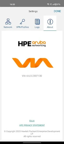HPE Virtual Intranet Access 4.7.3 Screenshot