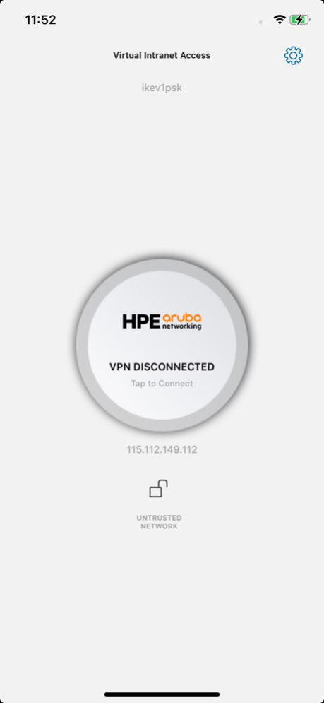 HPE Virtual Intranet Access 4.7.5 Screenshot