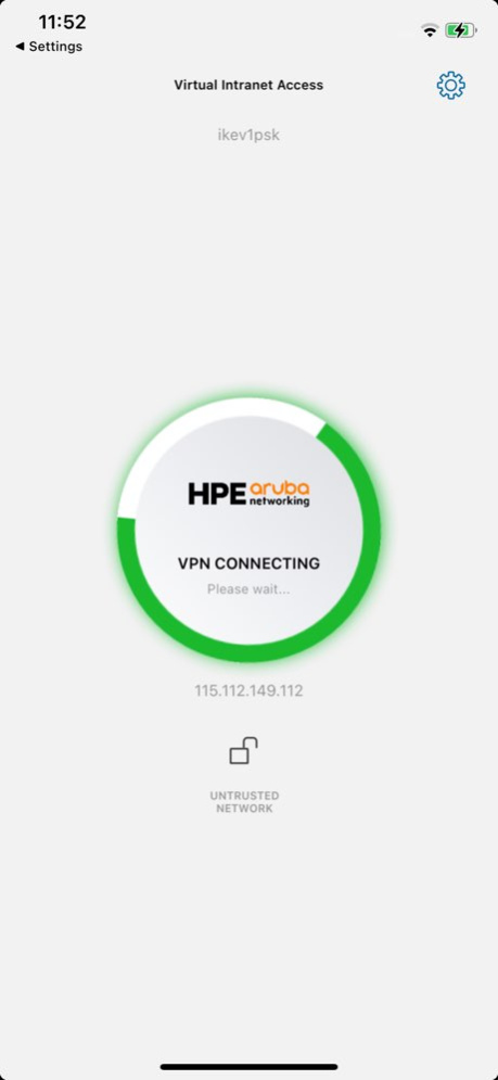 HPE Virtual Intranet Access 4.7.5 Screenshot