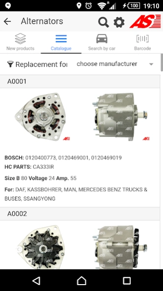 AS-PL Catalogue  Screenshot
