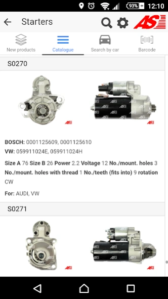 AS-PL Catalogue  Screenshot