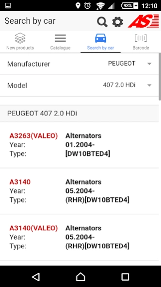 AS-PL Catalogue  Screenshot
