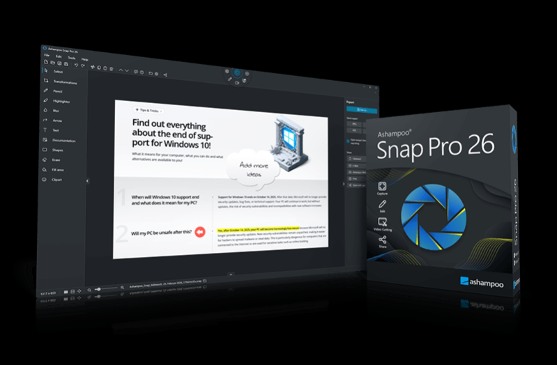 Ashampoo Snap Pro 26 26.0.6 Screenshot
