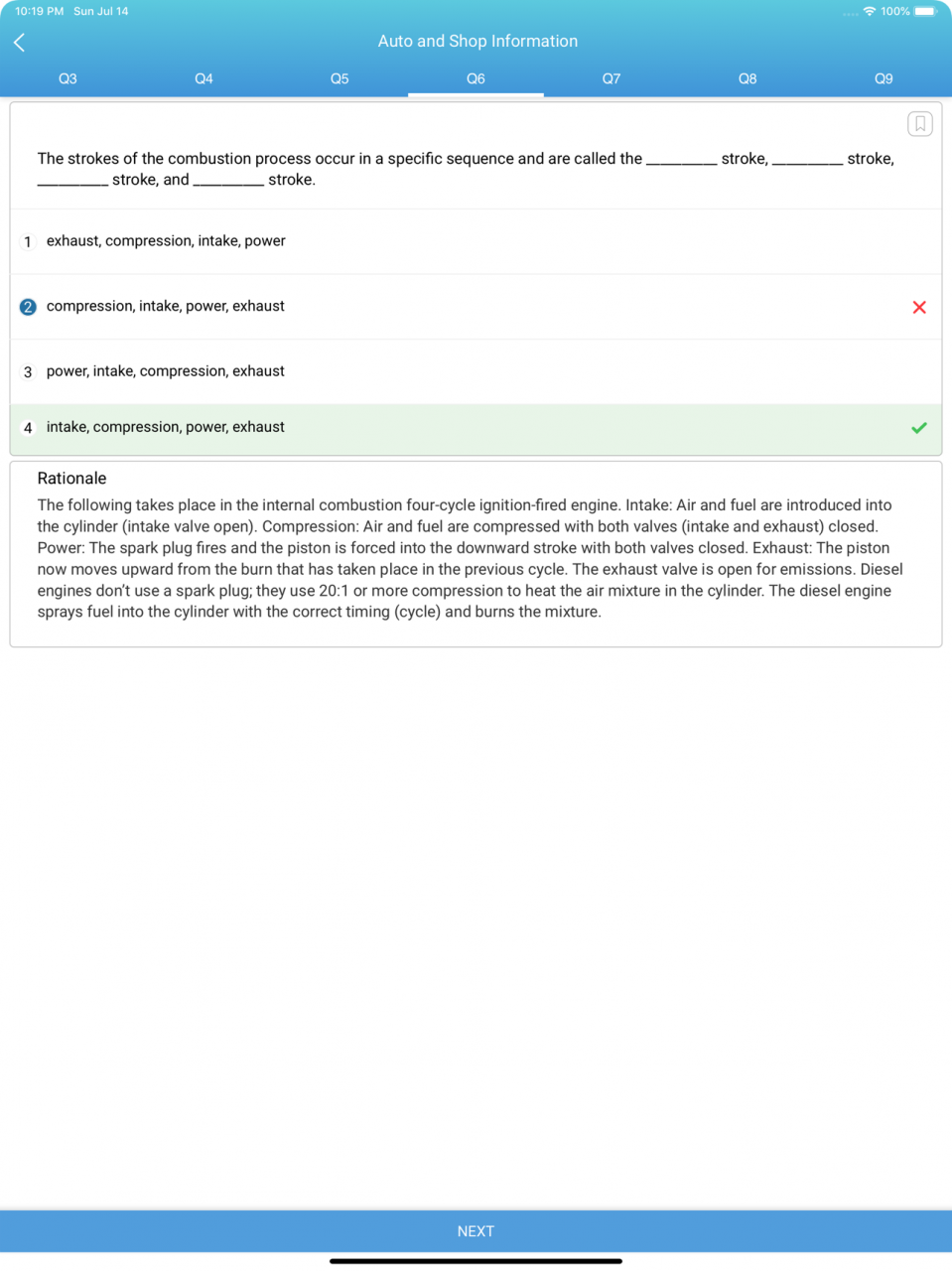 ASVAB Military Entrance Test 1.0.3 Screenshot