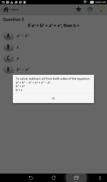 ASVAB Practice Test 1.1 Screenshot