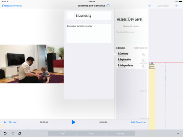 ATLAS.ti Mobile 1.9 Screenshot