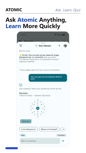 Periodic Table - Atomic 5.0.3m Screenshot